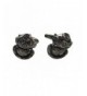 Gunmetal Toned Divers Helmet Cufflinks