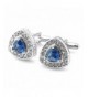 Sirius Jewelry Manmade Diamond Cufflinks