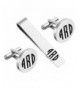 ZUNON Monogram Cufflinks Monograms Groomsman