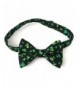 Patricks Bow Black Green Shamrocks